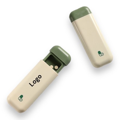 Eco Wheat 3 Compartment Travel Pill Box